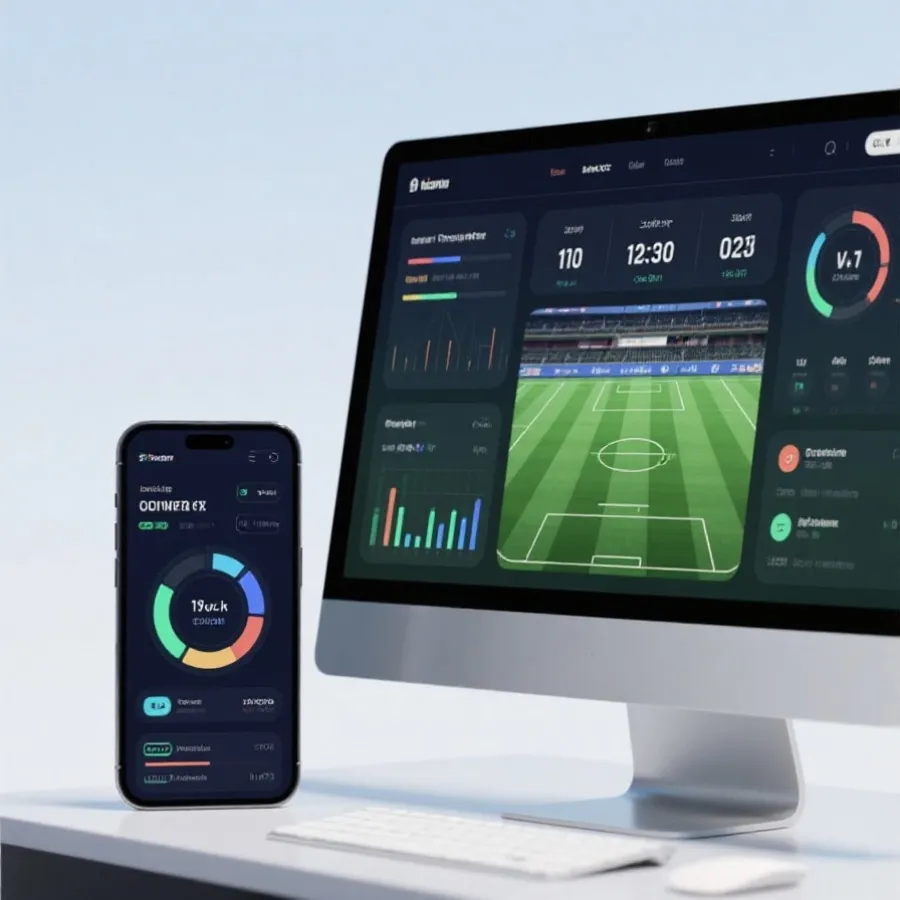 世界盃直播與賽程介面示意